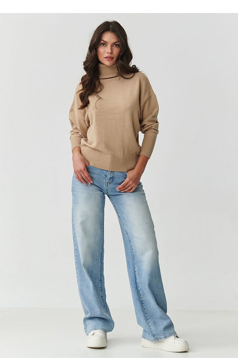Col roulé model 217392 Makadamia