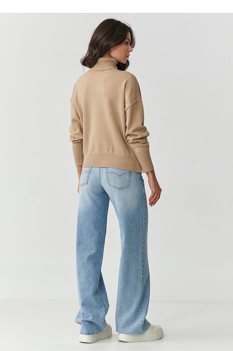 Col roulé model 217392 Makadamia