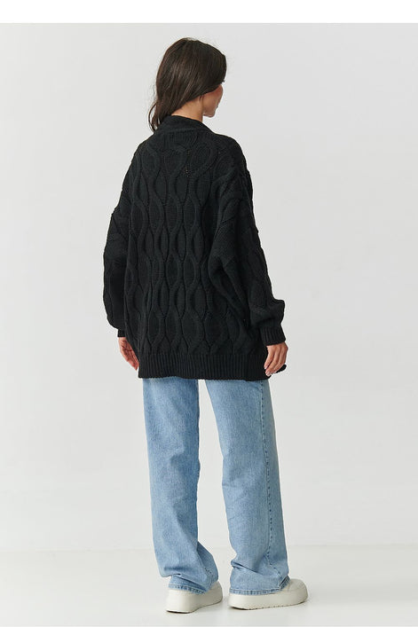 Cardigan model 217407 Makadamia