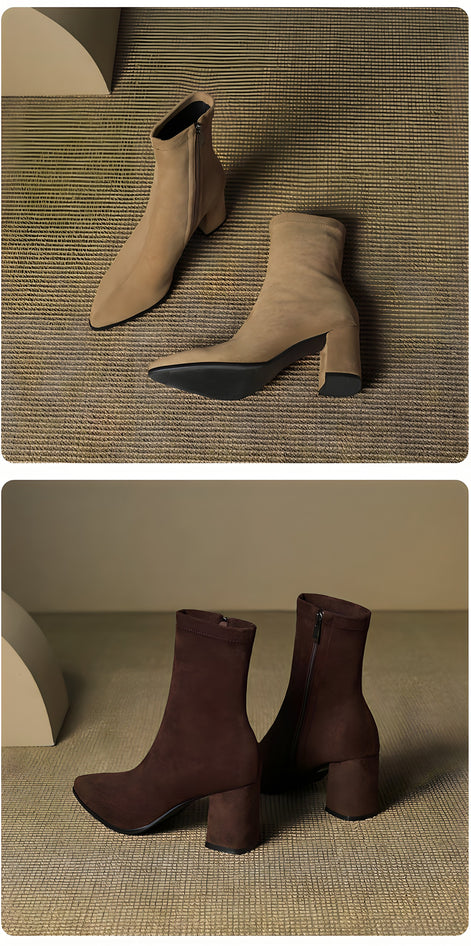 Bottines Stretch en Daim