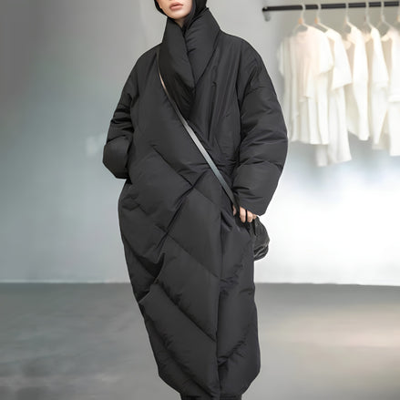 Manteau Long Oversize Matelassé