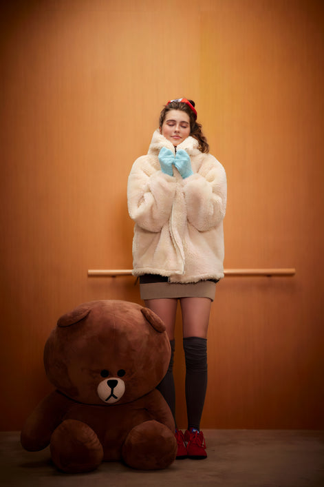 Hoodie Peluche "Bunny Mood"