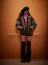 Veste Oversize Carreaux & Velours