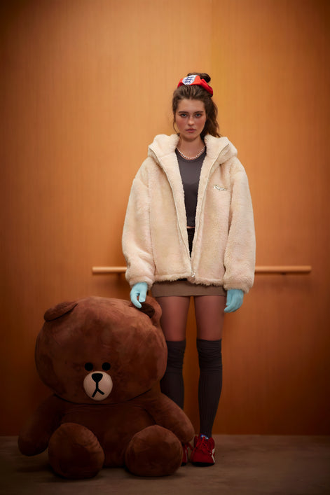 Hoodie Peluche "Bunny Mood"