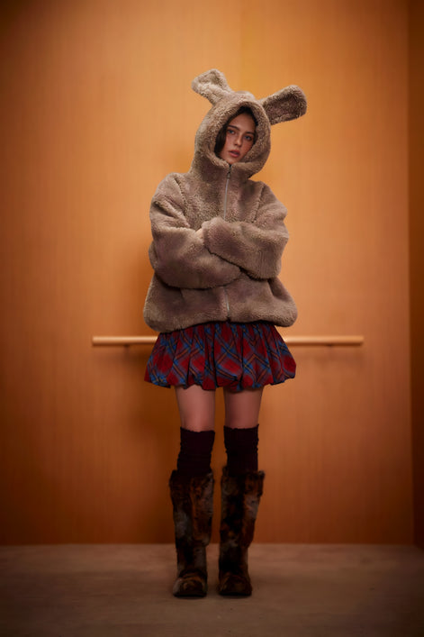 Hoodie Peluche "Bunny Mood"