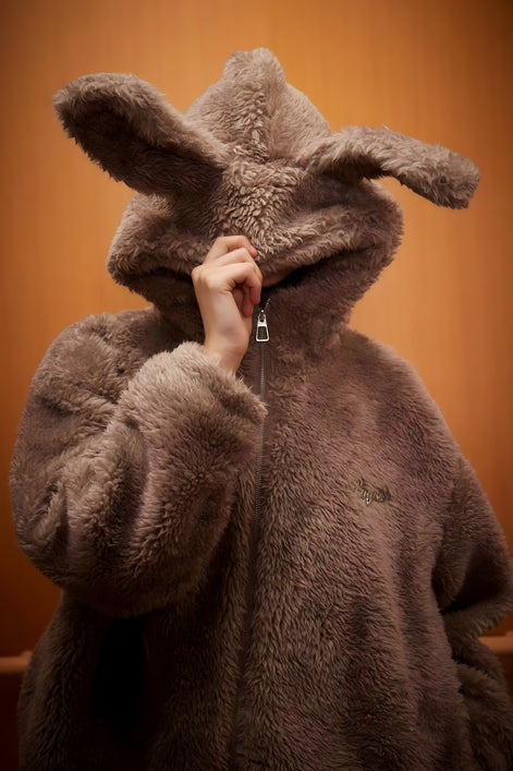 Hoodie Peluche "Bunny Mood"