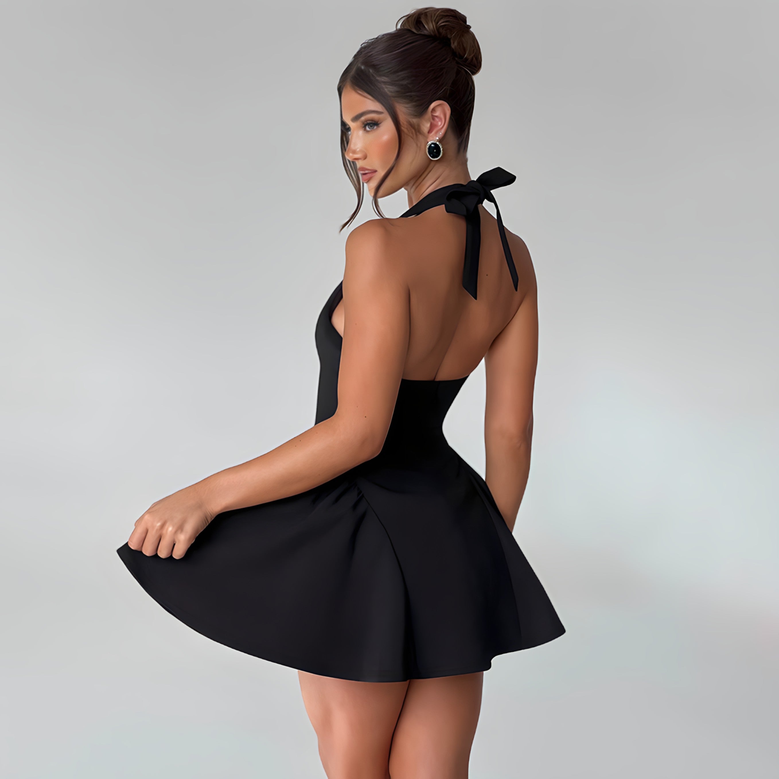 Robe Dos Nu Évasée