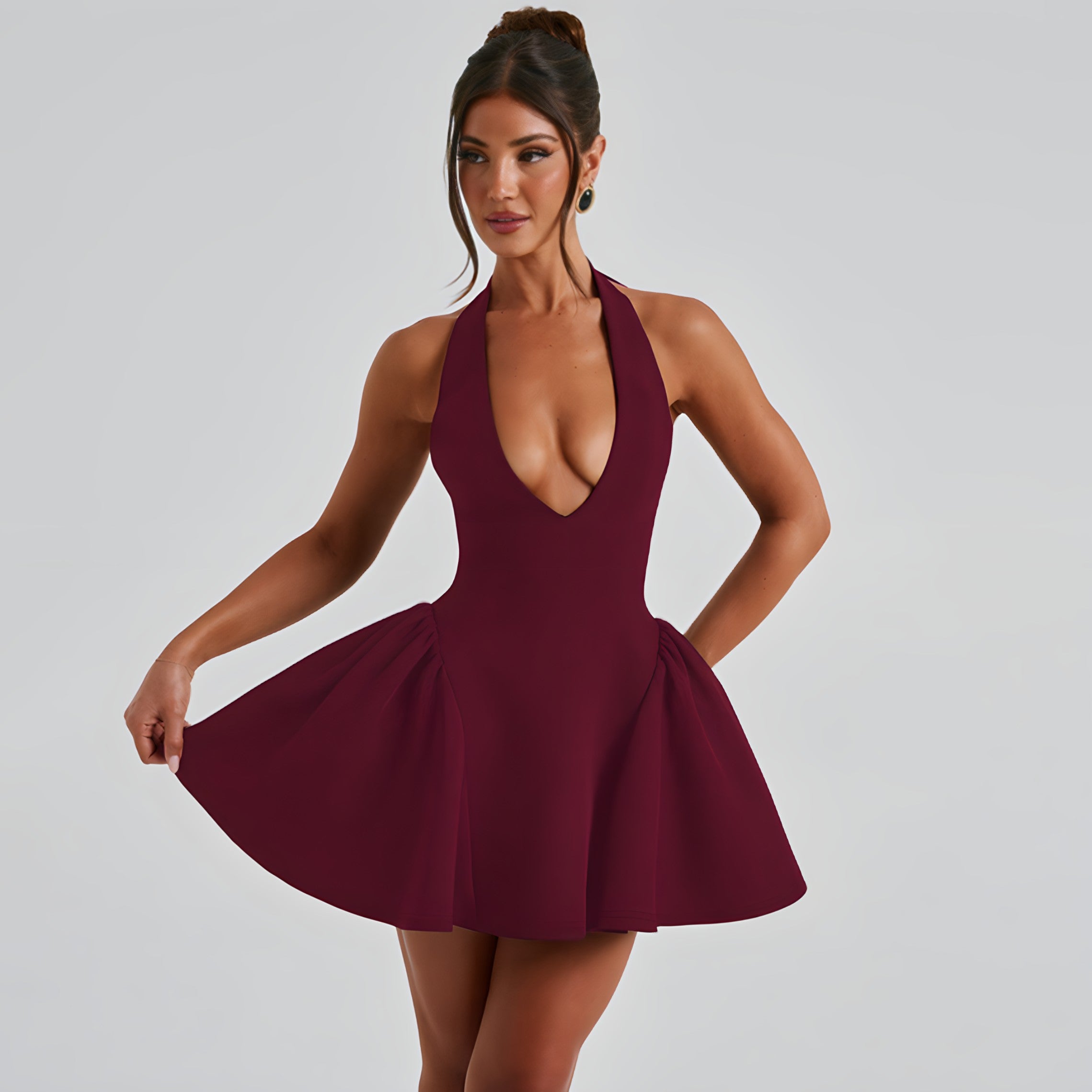 Robe Dos Nu Évasée
