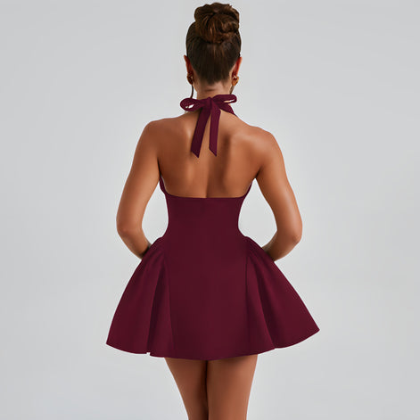 Robe Dos Nu Évasée