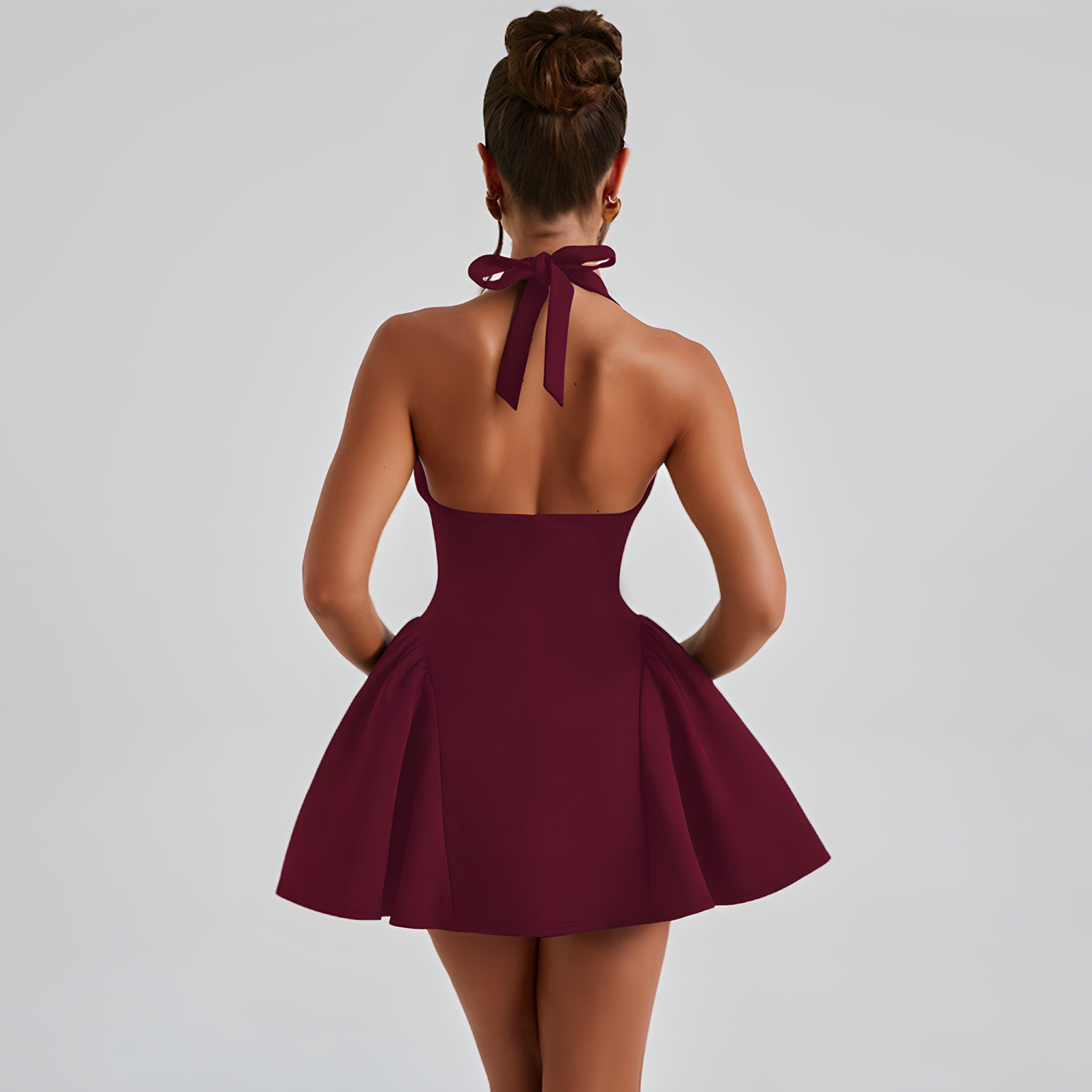 Robe Dos Nu Évasée