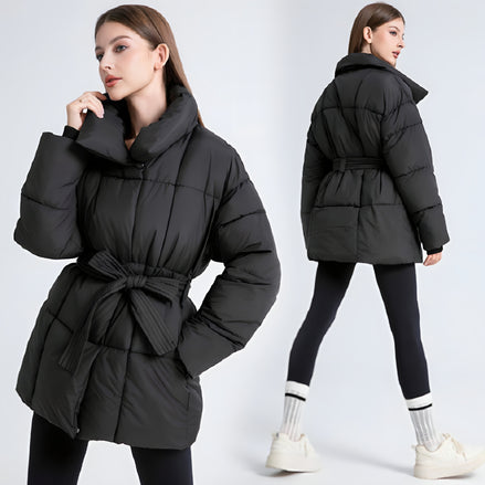 Manteau Doudoune Ceinturé Femme