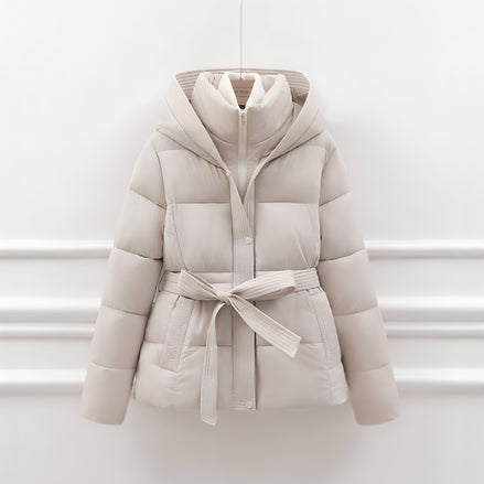 Doudoune Femme Ceinturée à Capuche