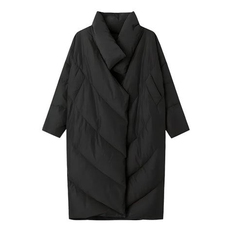 Manteau Long Oversize Matelassé
