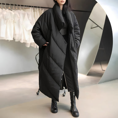 Manteau Long Oversize Matelassé