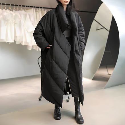Manteau Long Oversize Matelassé
