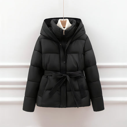 Doudoune Femme Ceinturée à Capuche