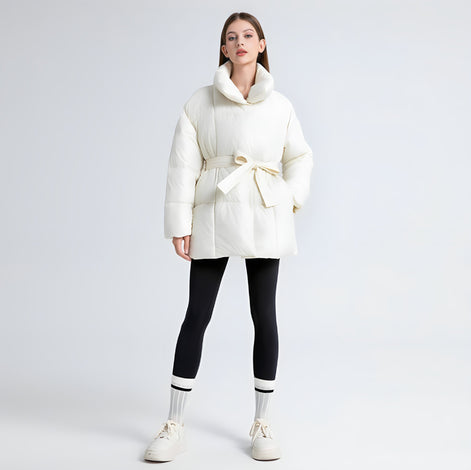 Manteau Doudoune Ceinturé Femme