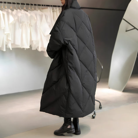 Manteau Long Oversize Matelassé