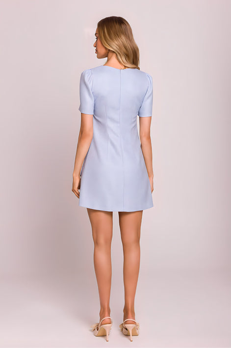 Robe mini de coupe trapèze