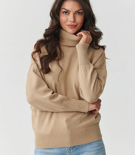  Col roulé model 217392 Makadamia 