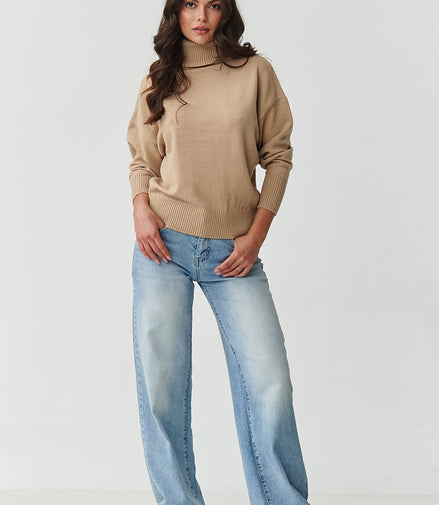  Col roulé model 217392 Makadamia 