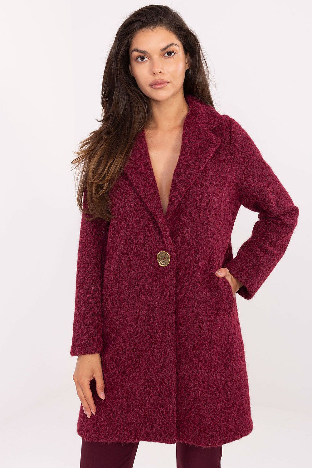  Manteau model 217435 Factory Price 