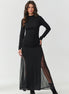  Robe longue model 218109 Makadamia 
