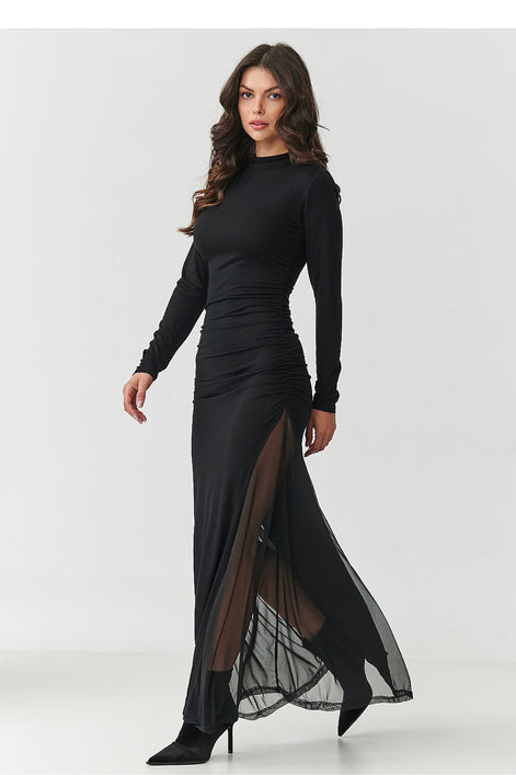  Robe longue model 218109 Makadamia 