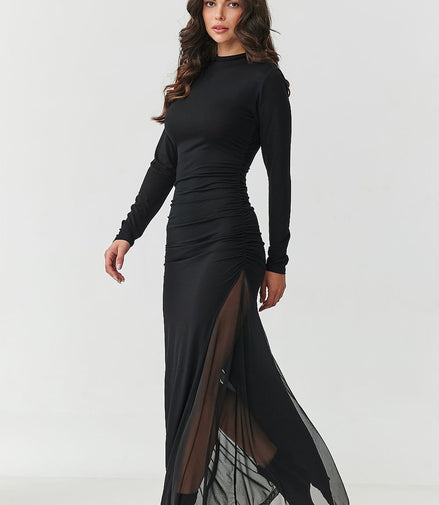  Robe longue model 218109 Makadamia 