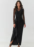  Robe longue model 218110 Makadamia 