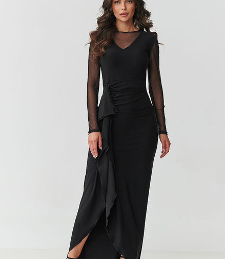  Robe longue model 218110 Makadamia 