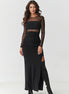  Robe longue model 218306 Makadamia 
