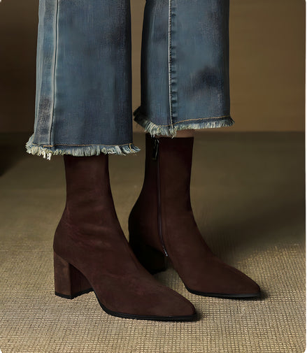 Bottines Stretch en Daim