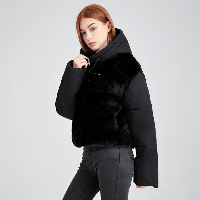 Doudoune Femme Chic à Capuche