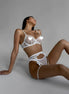 Ensemble Lingerie Sexy 3 Pièces – Dentelle & Jarretelles