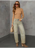 Jean Droit Taille Haute
