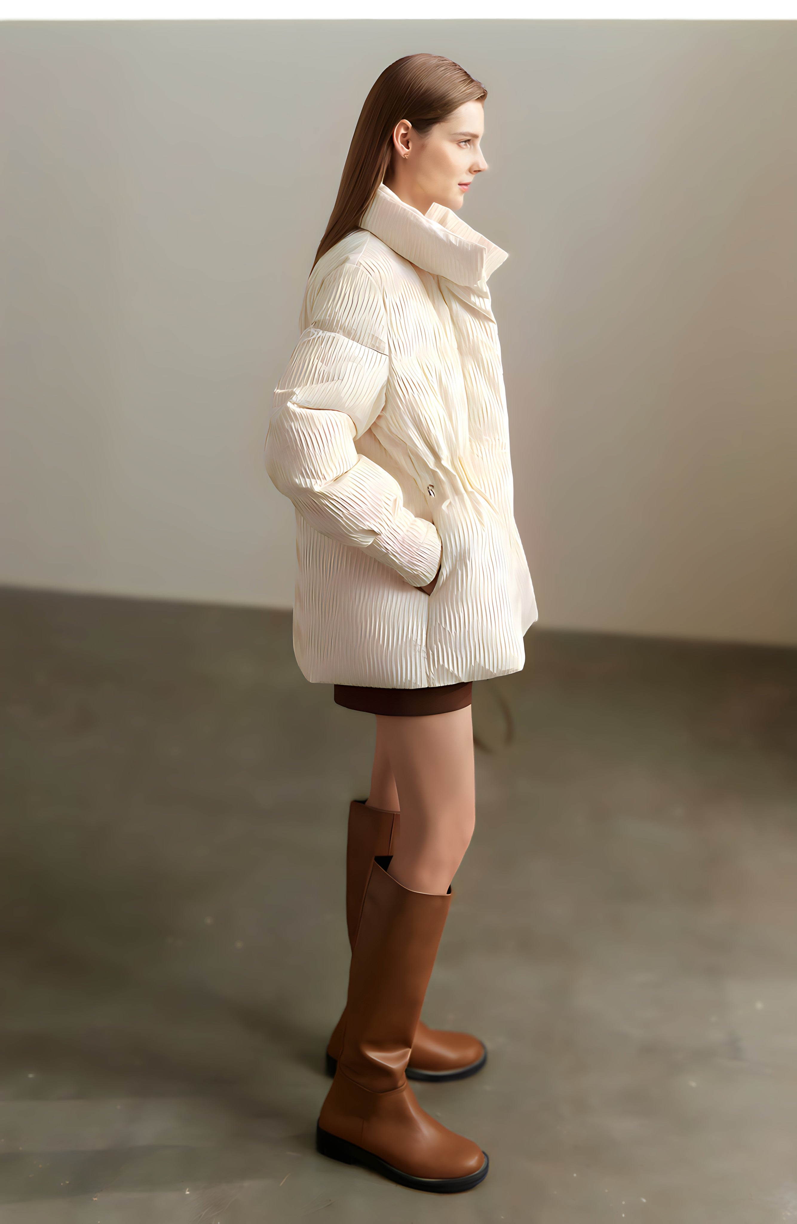 Doudoune Femme Texturée Premium